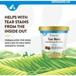 NaturVet Tear Stain Plus Lutein Soft Chews Vision Supplement For Cats & Dogs 13 NaturVet Tear Stain Plus Lutein Soft Chews Vision Supplement For Cats & Dogs -NaturVet 80390 PT2. AC SS1800 V1698696128