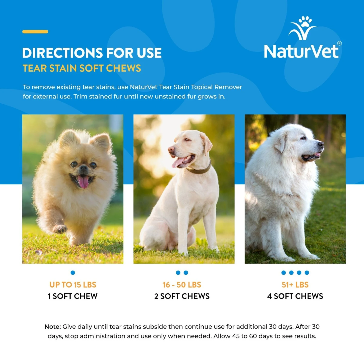 NaturVet Tear Stain Plus Lutein Soft Chews Vision Supplement For Cats & Dogs 10 NaturVet Tear Stain Plus Lutein Soft Chews Vision Supplement For Cats & Dogs - Image 8