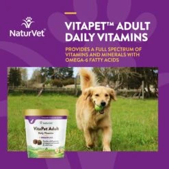 NaturVet VitaPet Adult Plus Breath Aid Soft Chews Multivitamin For Dogs -NaturVet 80393 PT3. AC SS1800 V1698694664