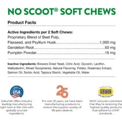 NaturVet No Scoot Plus Pumpkin Soft Chews Digestive Supplement For Dogs -NaturVet 80398 PT7. AC SS1800 V1698692535