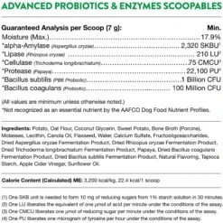 NaturVet Scoopables Advanced Probiotics & Enzymes Dog Digestive Supplement, 11-oz Bag -NaturVet 825038 PT2. AC SS1800 V1681999605