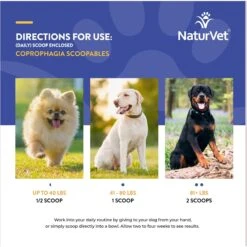 NaturVet Scoopables Coprophagia Stool Eating Deterrent Dog Supplement, 11-oz Bag 19 NaturVet Scoopables Coprophagia Stool Eating Deterrent Dog Supplement, 11-oz Bag -NaturVet 825086 PT8. AC SS1800 V1682004166