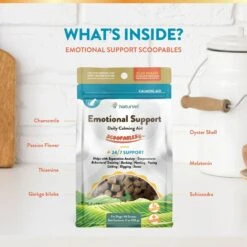 NaturVet Scoopables Emotional Support Daily Calming Aid Dog Supplement, 11-oz Bag -NaturVet 825118 PT7. AC SS1800 V1681999738