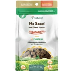 NaturVet Scoopables No Scoot Anal Gland Support Dog Supplement, 11-oz Bag
