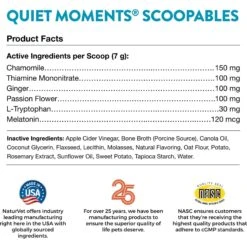 NaturVet Scoopables Quiet Moments Calming Aid Dog Supplement, 11-oz Bag 13 NaturVet Scoopables Quiet Moments Calming Aid Dog Supplement, 11-oz Bag -NaturVet 825214 PT2. AC SS1800 V1681996514