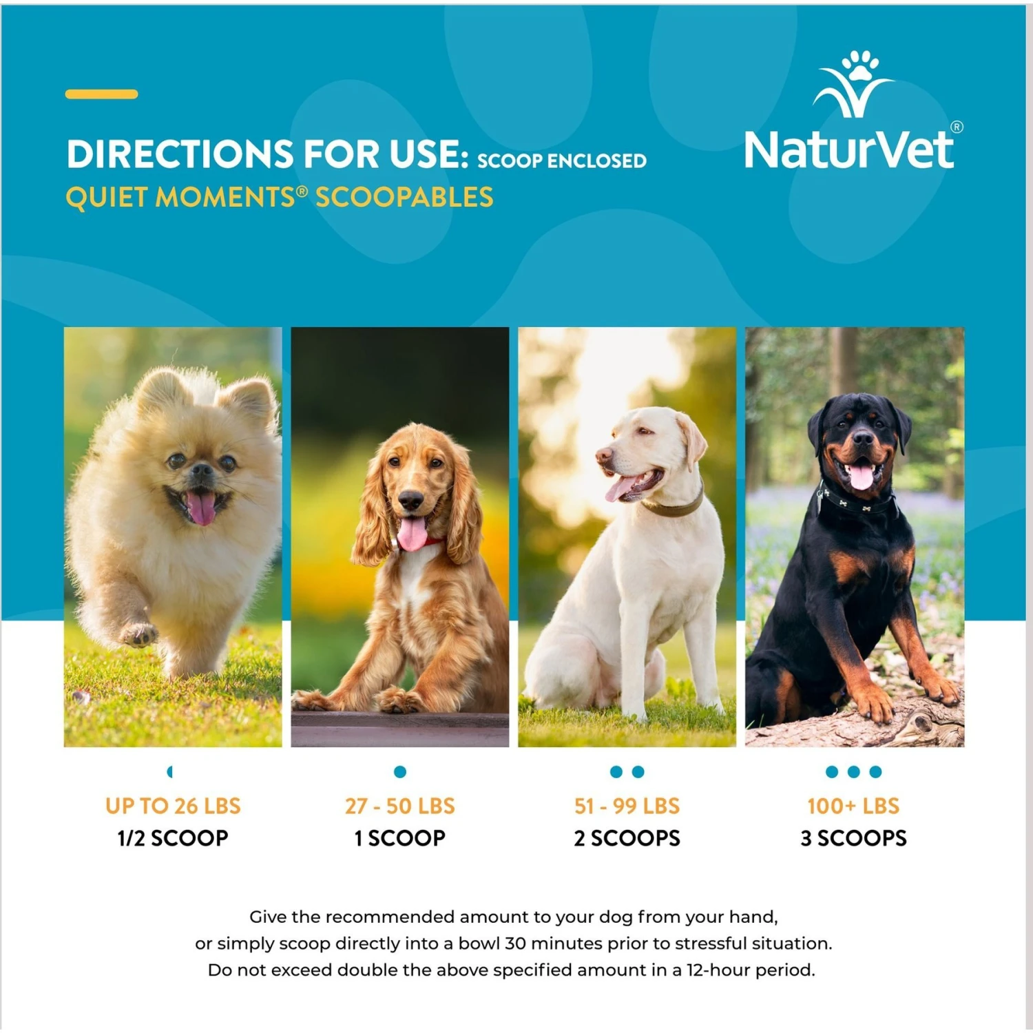 NaturVet Scoopables Quiet Moments Calming Aid Dog Supplement, 11-oz Bag 11 NaturVet Scoopables Quiet Moments Calming Aid Dog Supplement, 11-oz Bag - Image 9