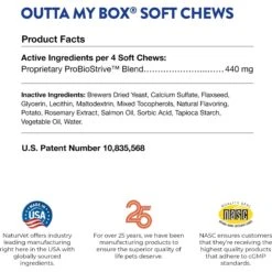 NaturVet Outta My Box Soft Chews Digestive Supplement For Cats & Dogs -NaturVet 93631 PT7. AC SS1800 V1698695293