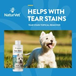 NaturVet Tear Stain Plus Lutein Soft Chews Vision Supplement For Cats & Dogs & NaturVet Tear Stain Remover Dog & Cat Liquid Topical Formula -NaturVet 941654 PT7. AC SS1800 V1692796449