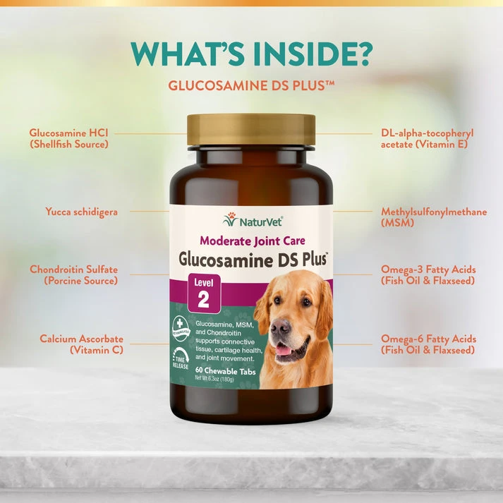 NaturVet Glucosamine DS Plus™ Tabs 5 NaturVet Glucosamine DS Plus™ Tabs - Image 3