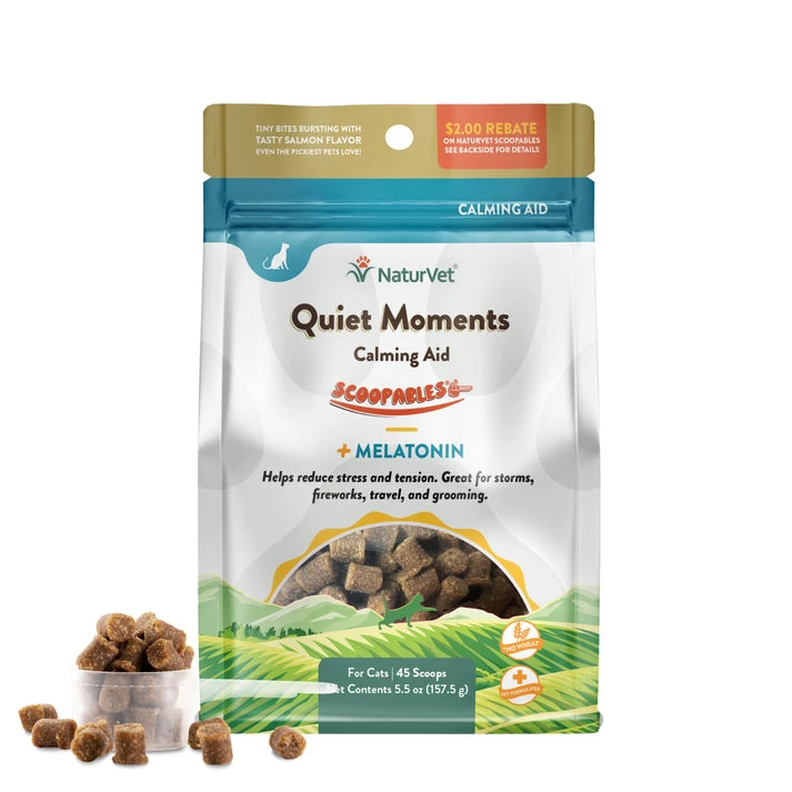 NaturVet Scoopables Quiet Moments® Calming Aid For Cats 3 NaturVet Scoopables Quiet Moments® Calming Aid For Cats