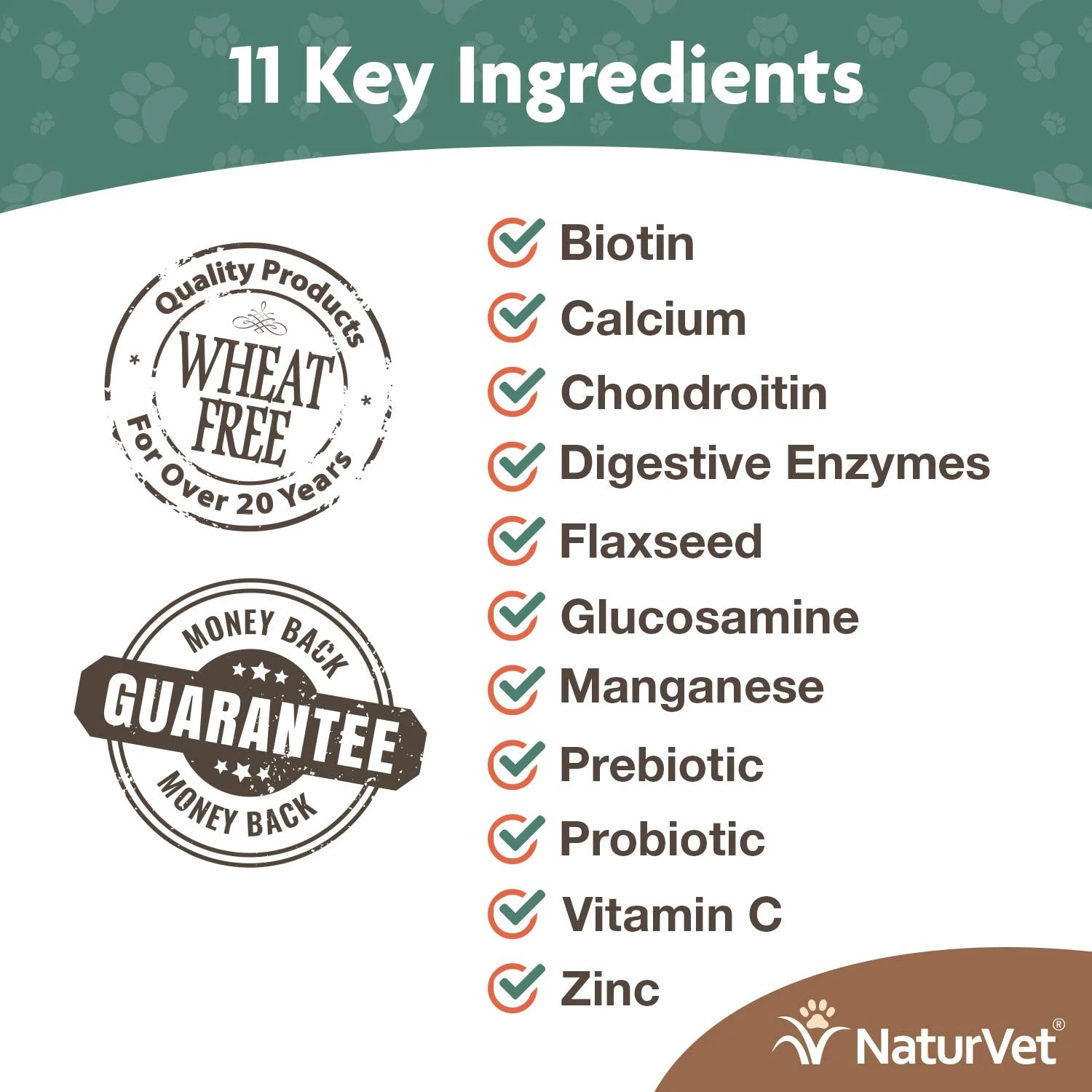 Naturvet All In One Soft Chew Chewy Dog Vitamins - 120 Ct Jar 4 Naturvet All In One Soft Chew Chewy Dog Vitamins - 120 Ct Jar - Image 2