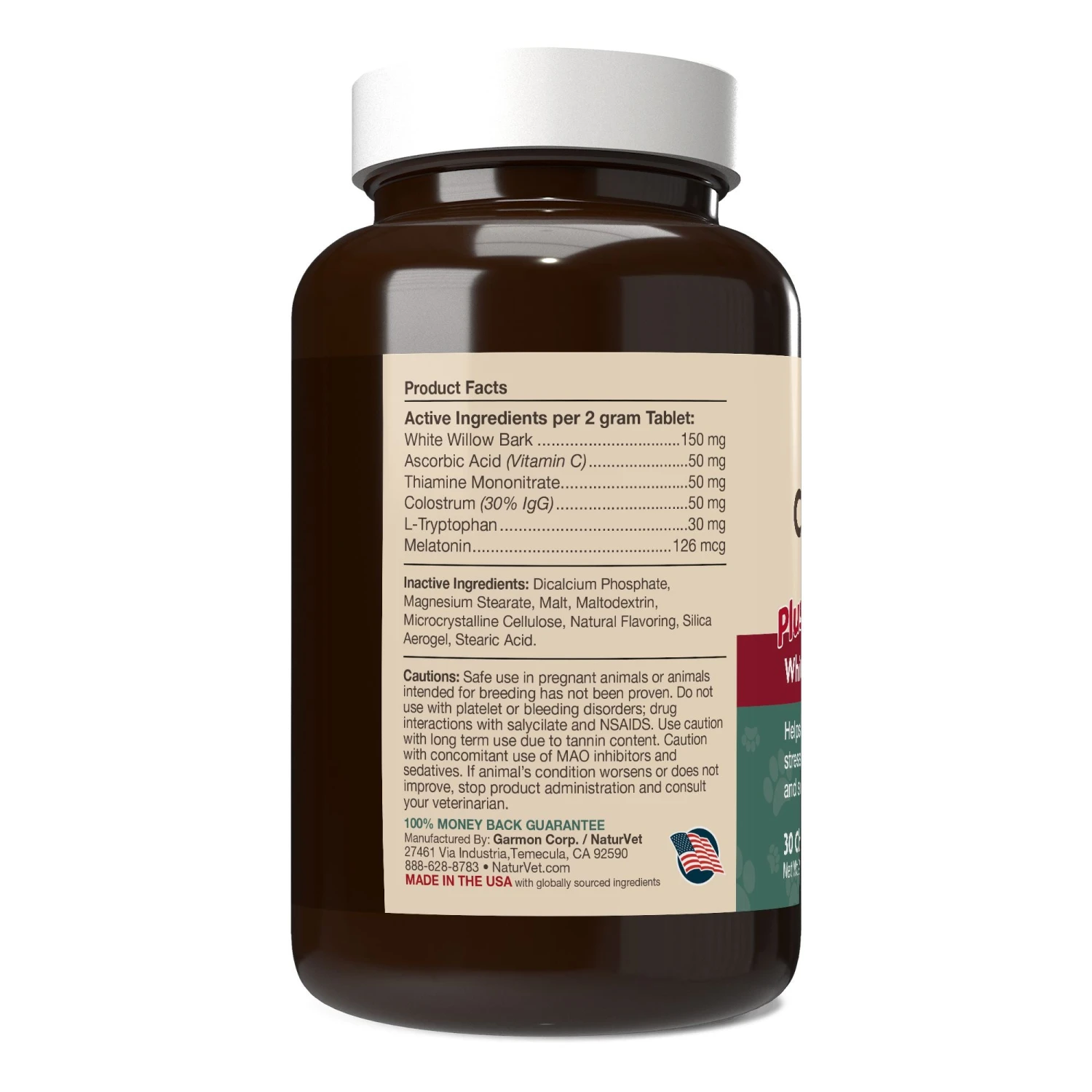 Naturvet Aller 911 Calming Aid Plus Tabs Calming Dog Supplements - 30 Ct Bottle 4 Naturvet Aller 911 Calming Aid Plus Tabs Calming Dog Supplements - 30 Ct Bottle - Image 2