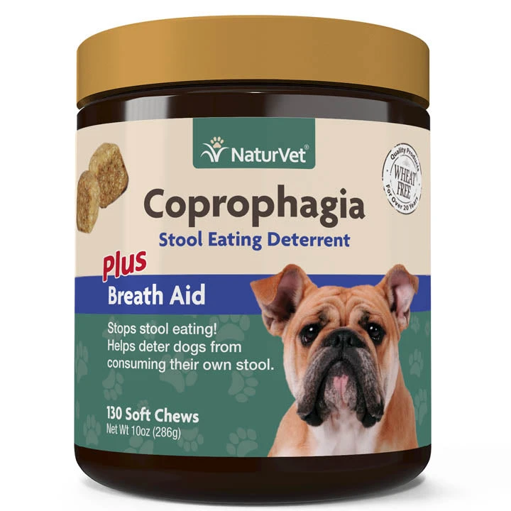Naturvet Coprophagia Soft Chew Stool Eating Deterrent Cat And Dog Supplements - 130 Ct Jar 3 Naturvet Coprophagia Soft Chew Stool Eating Deterrent Cat And Dog Supplements - 130 Ct Jar
