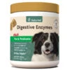 Naturvet Digestive Enzymes Plus Probiotics Soft Chew Dog Supplements - 120 Ct Jar