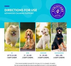 Naturvet Evolutions Advanced Calming Soft Chews Dog Supplements - 180 Count 13 Naturvet Evolutions Advanced Calming Soft Chews Dog Supplements - 180 Count -NaturVet naturvet evolutions advanced calming soft chews dog supplements 180 count 925885