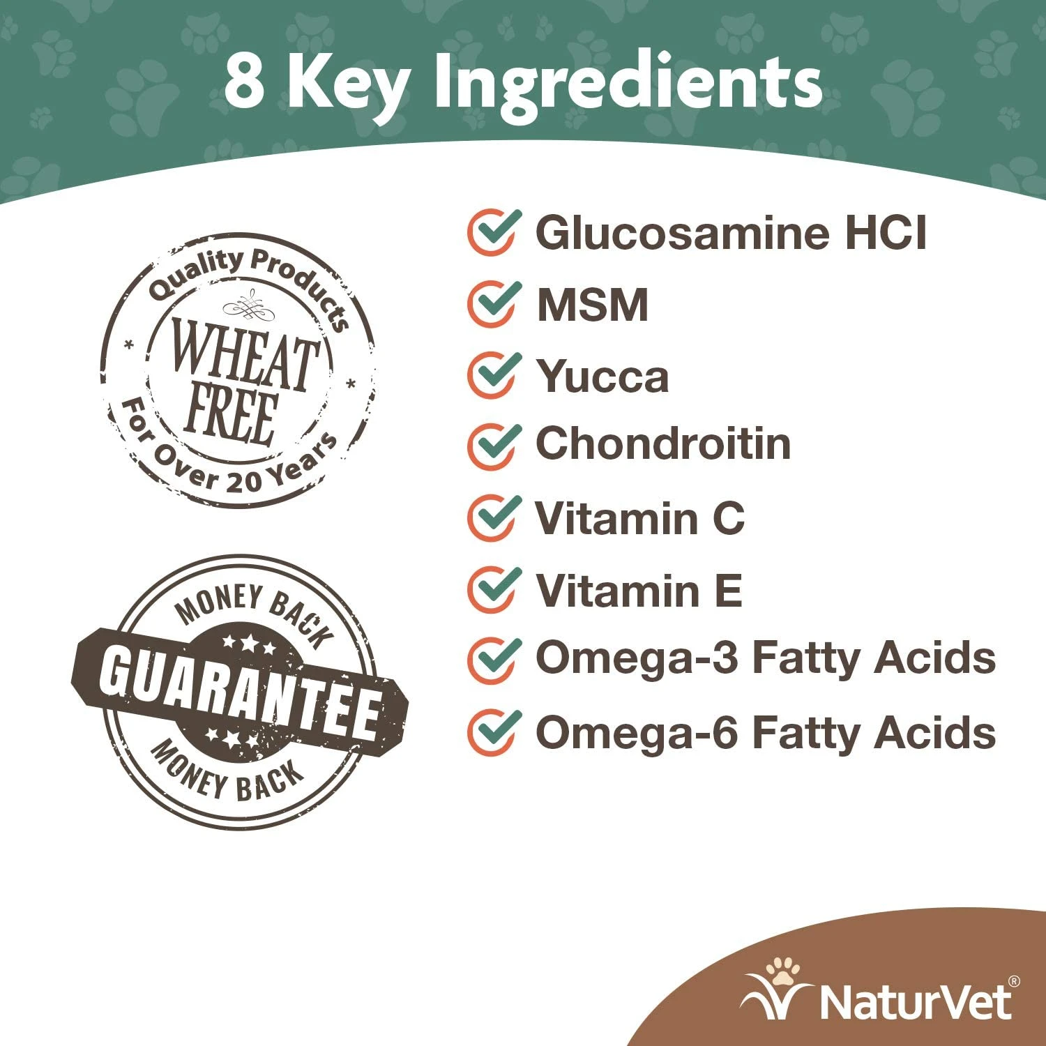 Naturvet Glucosamine DS Plus Level 2 Soft Chews Hip And Joint Cat And Dog Supplements - 120 Ct Jar 4 Naturvet Glucosamine DS Plus Level 2 Soft Chews Hip And Joint Cat And Dog Supplements - 120 Ct Jar - Image 2