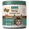 Naturvet Hemp Hairball Aid Plus Hemp Seed Soft Chews Cat Chewy Supplements - 60 Ct