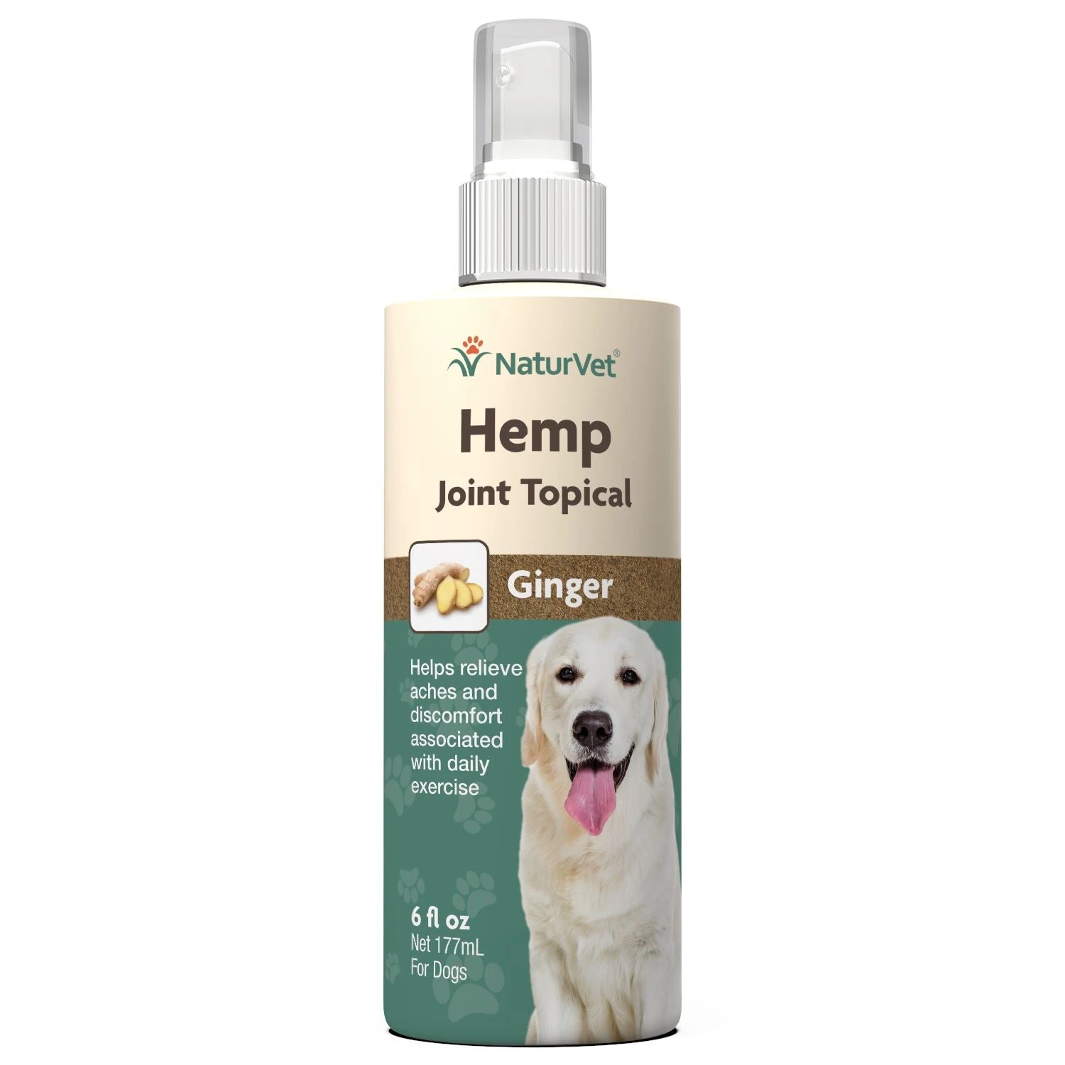 Naturvet Hemp Joint Topical With Ginger Spray Hip And Joint Dog Supplements - 6 Oz Bottle 3 Naturvet Hemp Joint Topical With Ginger Spray Hip And Joint Dog Supplements - 6 Oz Bottle