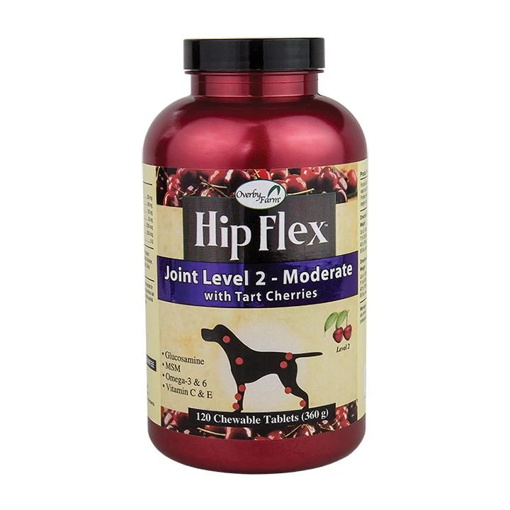 Naturvet Hip Flex Tablets Level 2 (Moderate) Dog Supplements - 120 Ct Bottle 3 Naturvet Hip Flex Tablets Level 2 (Moderate) Dog Supplements - 120 Ct Bottle