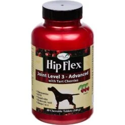 Naturvet Hip Flex Tablets Level 3 (Advanced) Dog Supplements - 40 Ct Bottle