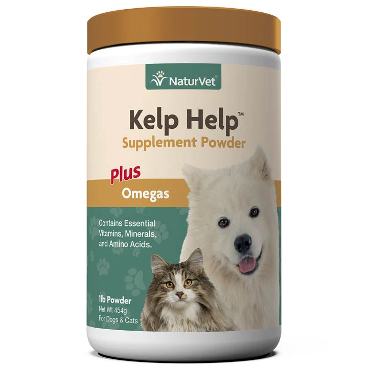 Naturvet Kelp Help Cat And Dog Supplements - 1 Lb Bottle 3 Naturvet Kelp Help Cat And Dog Supplements - 1 Lb Bottle