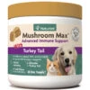 Naturvet Mushroom Max Advanced Immune Support Cat And Dog Vitamins - 60 Ct Jar