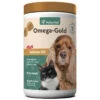 Naturvet Omega Gold Plus Salmon Oil Soft Chew Cat And Dog Supplements - 180 Ct Jar -NaturVet naturvet omega gold plus salmon oil soft chew cat and dog supplements 180 ct jar 600452