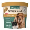 Naturvet Omega Gold Plus Salmon Oil Soft Chew Cat And Dog Supplements - 90 Ct Cup