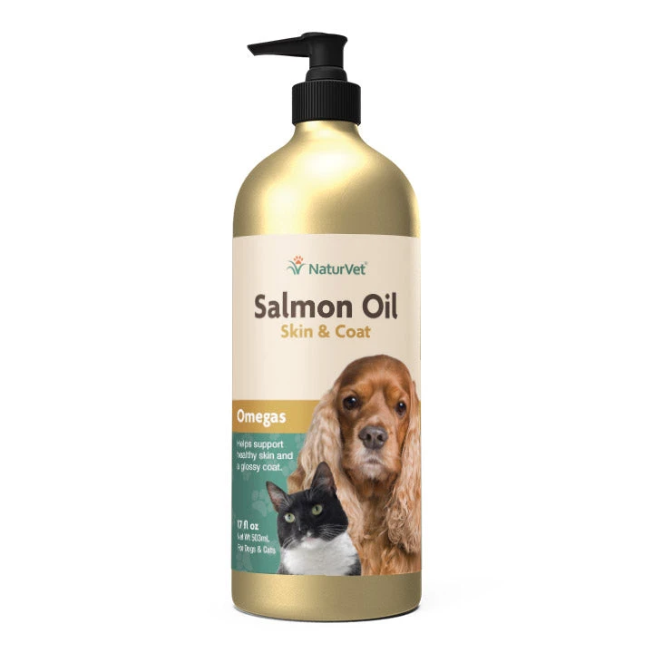 Naturvet Salmon Oil Unscented For Dogs & Cats Cat And Dog Supplements - 17 Oz Bottle 3 Naturvet Salmon Oil Unscented For Dogs & Cats Cat And Dog Supplements - 17 Oz Bottle