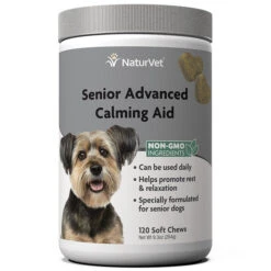 Naturvet Senior Calming Aid Soft Chew Dog Supplements - 120 Ct