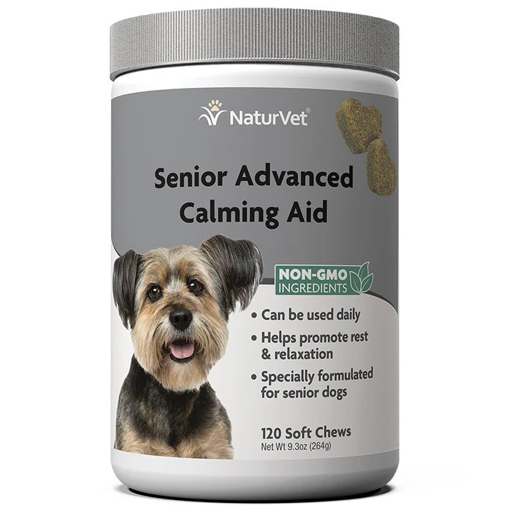 Naturvet Senior Calming Aid Soft Chew Dog Supplements - 120 Ct 3 Naturvet Senior Calming Aid Soft Chew Dog Supplements - 120 Ct