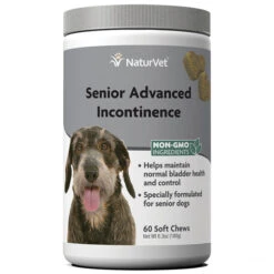 Naturvet Senior Incontinence Soft Chew Dog Supplements - 60 Ct