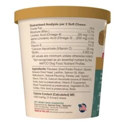 Naturvet Skin & Coat Plus Breath Aid Soft Chew Cat And Dog Supplements - 70 Ct Cup -NaturVet naturvet skin coat plus breath aid soft chew cat and dog supplements 70 ct cup 462366