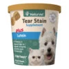 Naturvet Tear Stain Plus Lutein Soft Chews Cat And Dog Tear Stain Remover - 70 Ct Cup -NaturVet naturvet tear stain plus lutein soft chews cat and dog tear stain remover 70 ct cup 335382